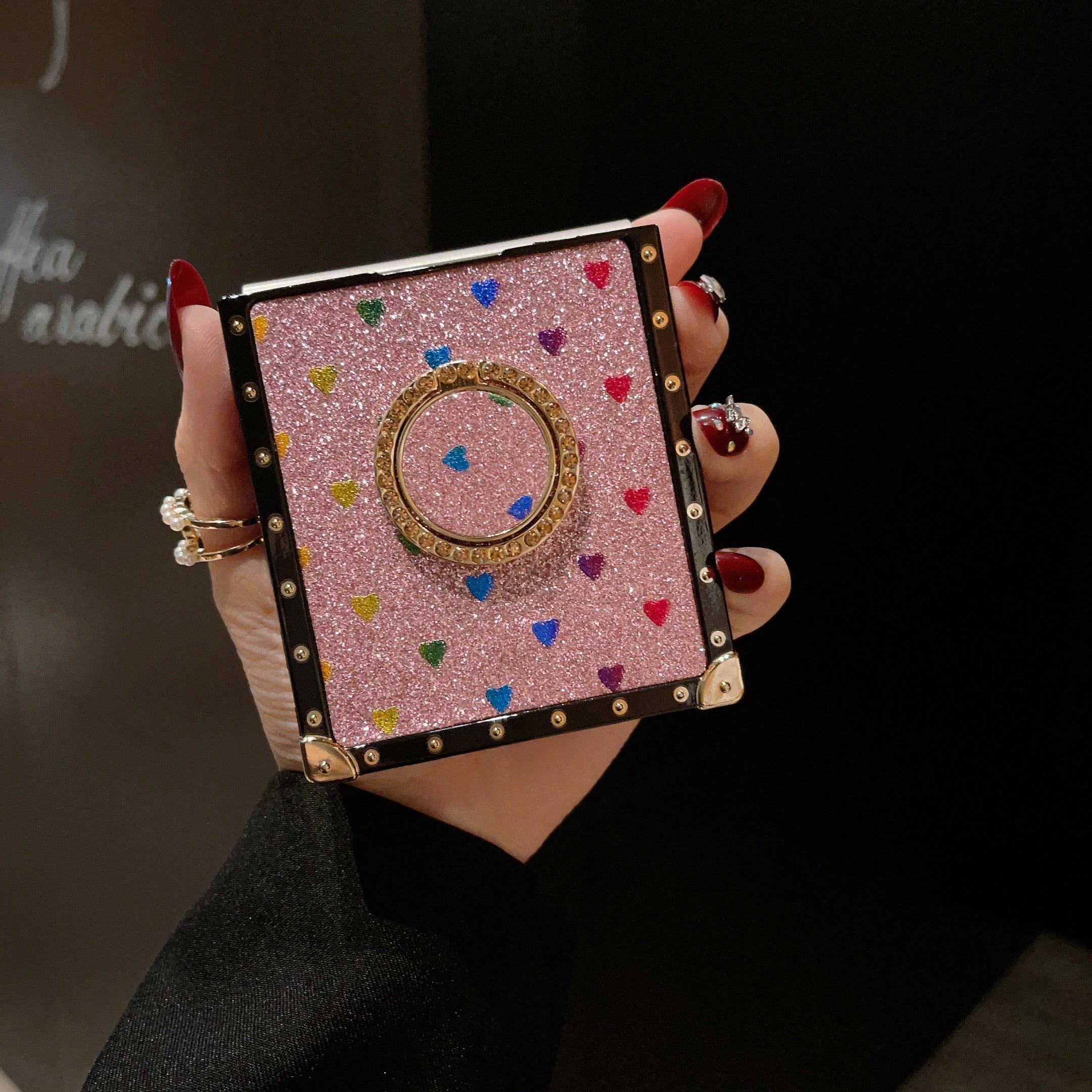 Samsung Galaxy Z Flip6/5/4/3 5G Square Case "Tenderness Ring" - 图片 2