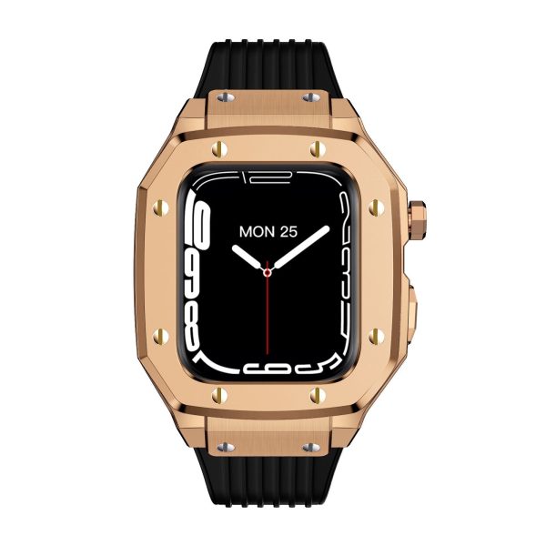 Luxury Rubber Stainless Steel Cover for Apple iWatch Series - 图片 53