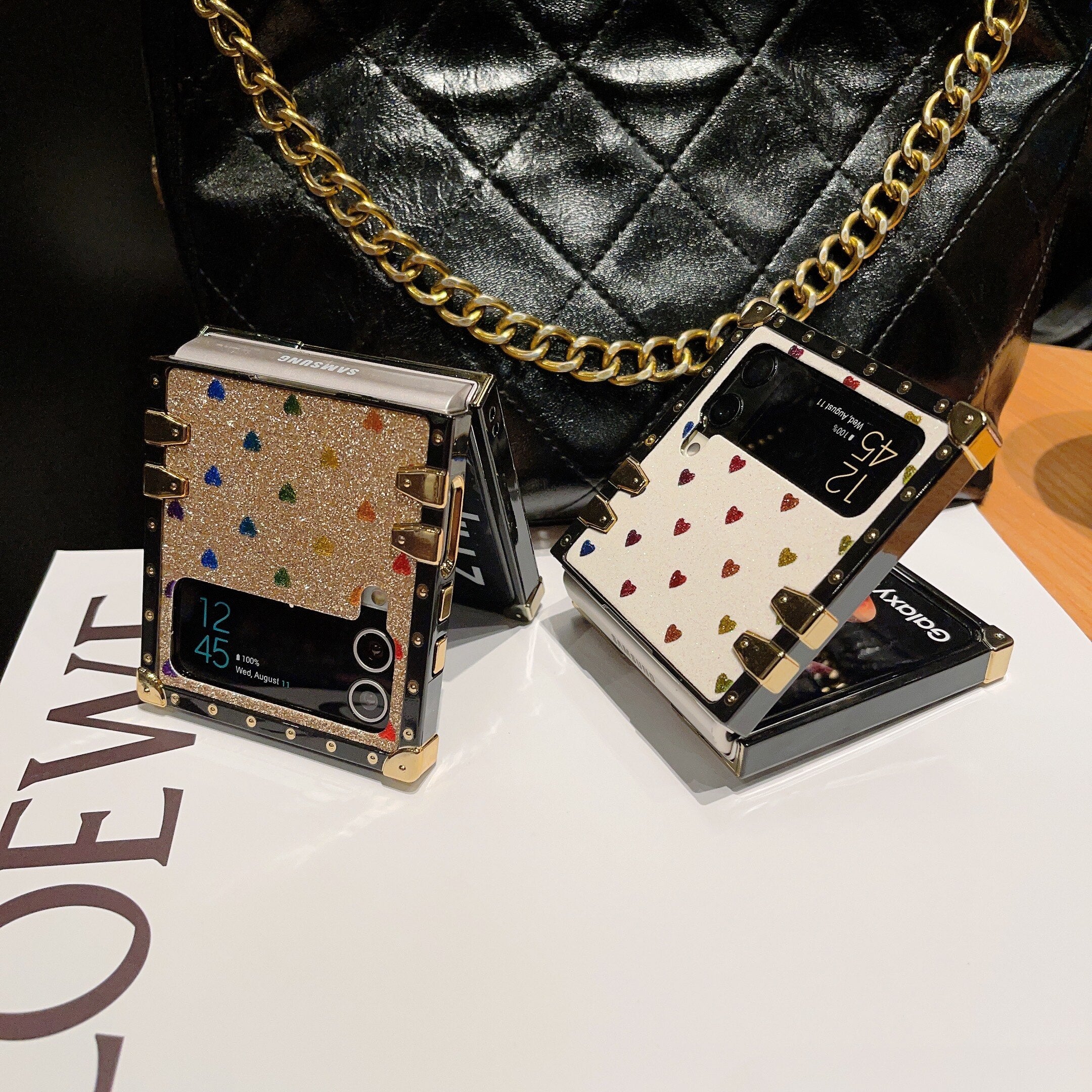 Samsung Galaxy Z Flip6/5/4/3 5G Square Case "Devotion Ring" - 图片 2