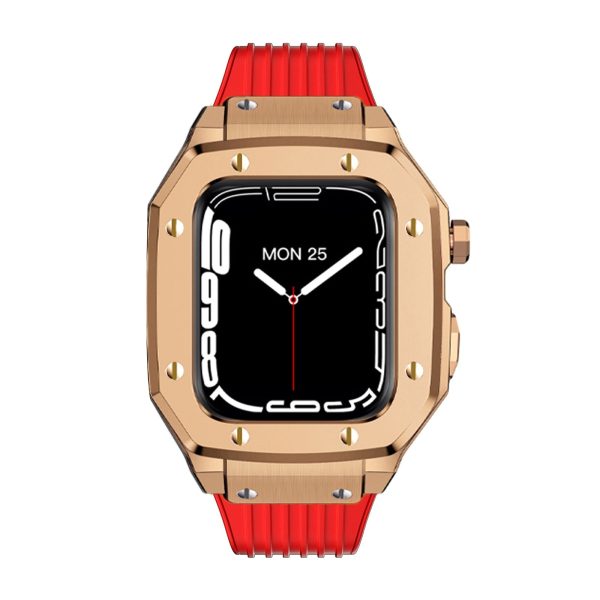Luxury Rubber Stainless Steel Cover for Apple iWatch Series - 图片 78