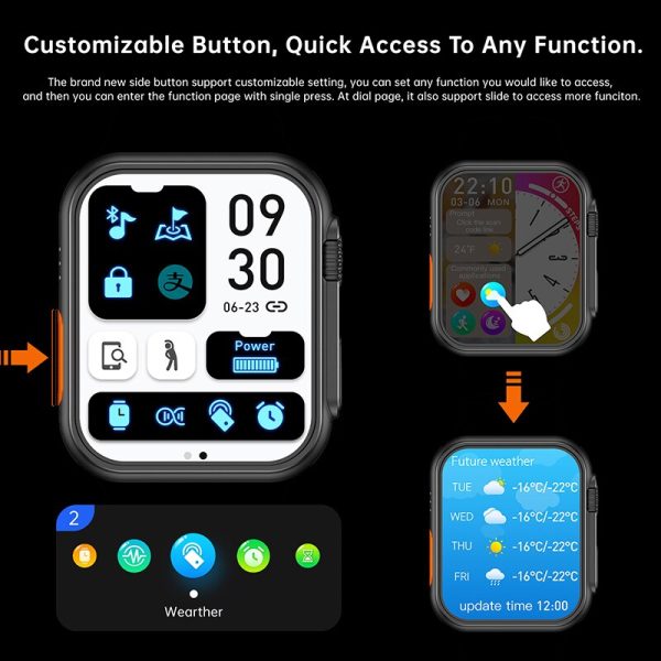 NEW Ultra Watch Men Smart Watch Series 8 NFC Door Access Smartwatch For Android Apple Phone Watch Bands - 图片 13