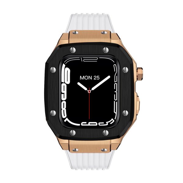 Luxury Rubber Stainless Steel Cover for Apple iWatch Series - 图片 67