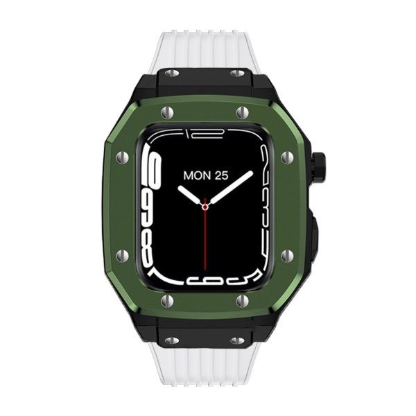 Luxury Rubber Stainless Steel Cover for Apple iWatch Series - 图片 57