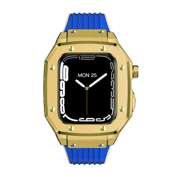 Luxury Rubber Stainless Steel Cover for Apple iWatch Series - 图片 74