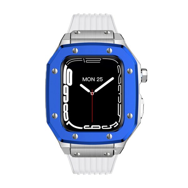 Luxury Rubber Stainless Steel Cover for Apple iWatch Series - 图片 59