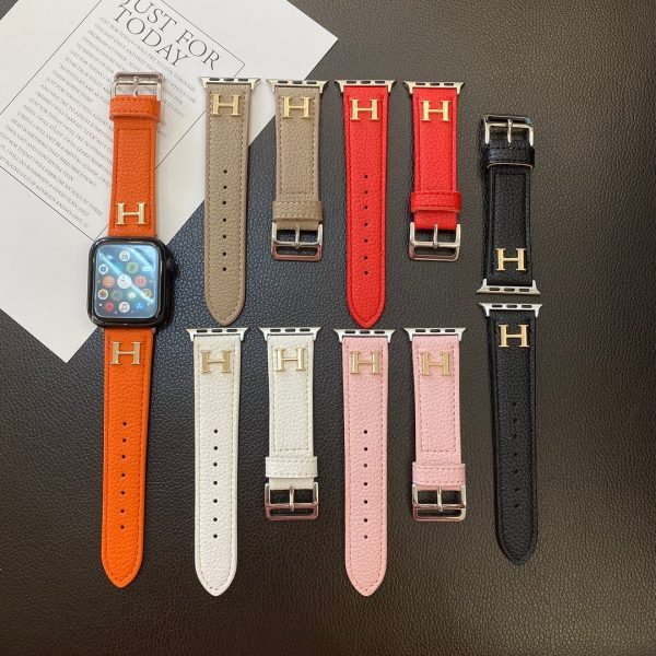 Genuine Pattern Leather Apple Watch Strap - 图片 2