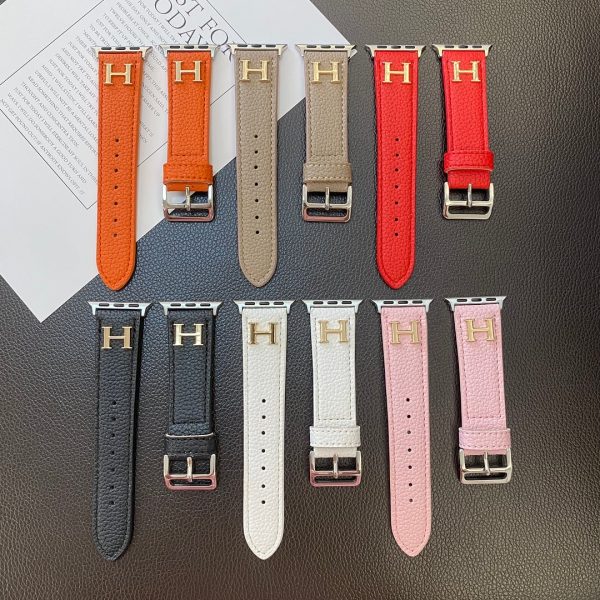 Genuine Pattern Leather Apple Watch Strap - 图片 19