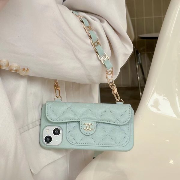 CN Pastel iPhone Cases Bag With Strap - 图片 10