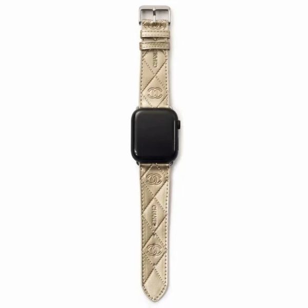 GLOSSY LEATHER APPLE WATCH BAND - 图片 2