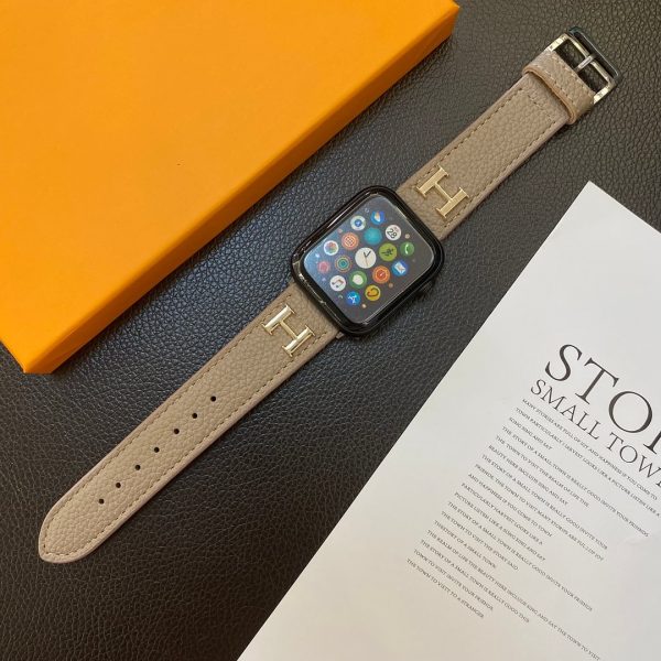 Genuine Pattern Leather Apple Watch Strap - 图片 7