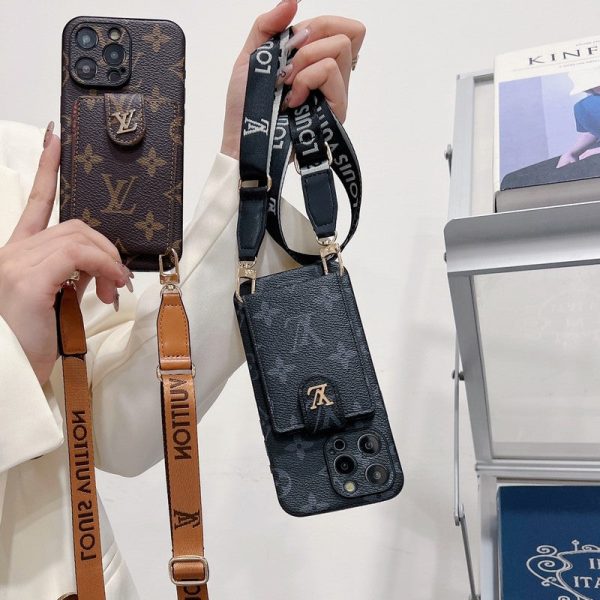Lou Card Bag Crossbody Color Chain iPhone Case - 图片 14