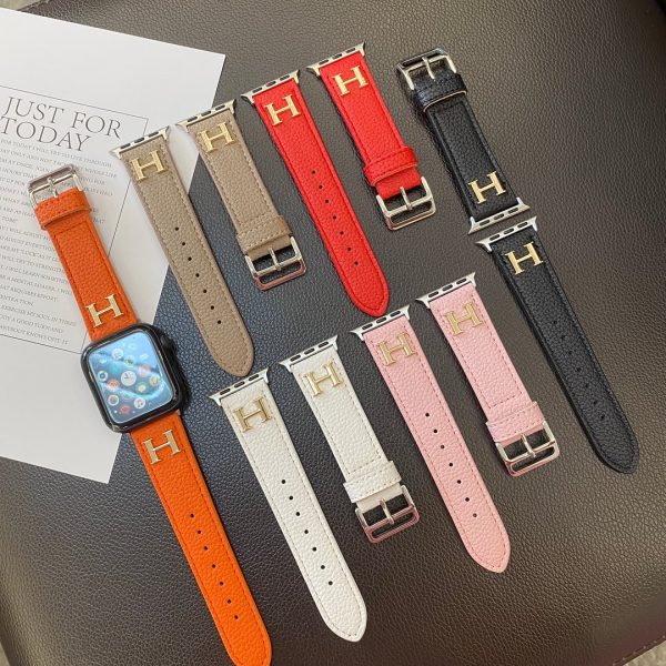 Genuine Pattern Leather Apple Watch Strap - 图片 20