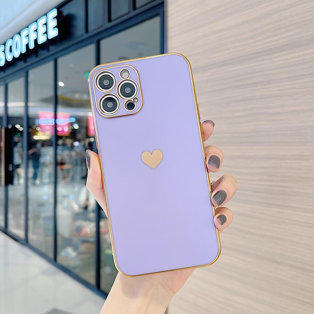 Love Heart Full Cover iPhone Case - 图片 14