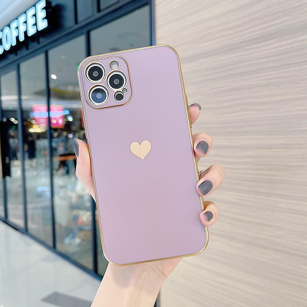 Love Heart Full Cover iPhone Case - 图片 12