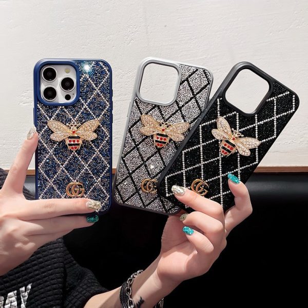 GG Bee Diamond iPhone Case - 图片 4