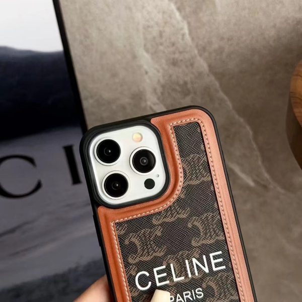 Black  Celine iPhone Case With Strap-SZ231124 - 图片 4