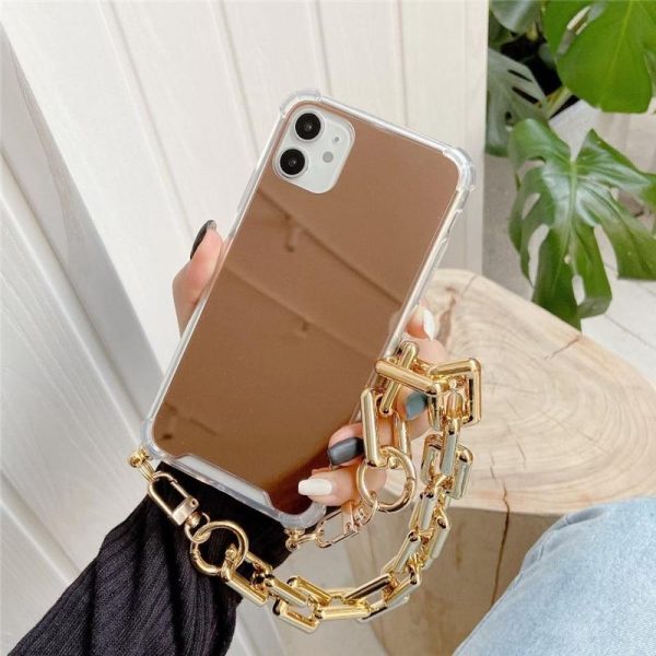 Fashionista Mirror Chain iPhone Case - 图片 4