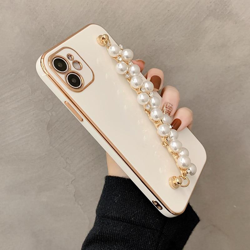 Gloss Pearl Chain iPhone Case - 图片 6
