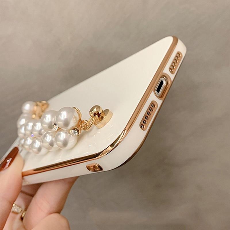 Gloss Pearl Chain iPhone Case - 图片 5