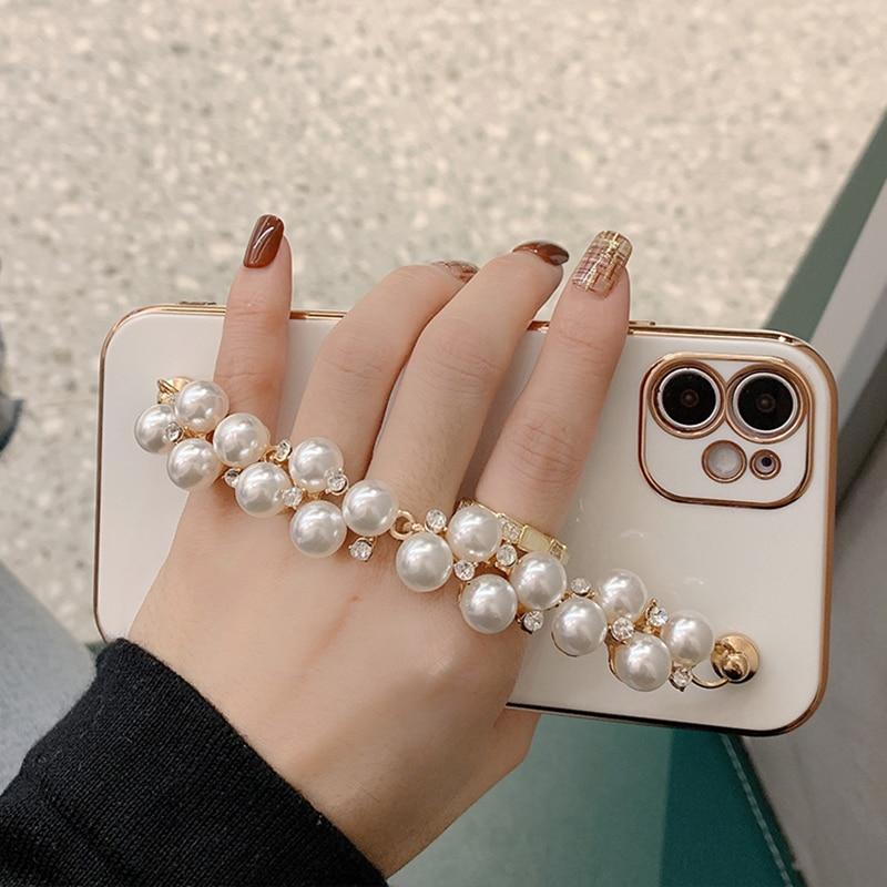 Gloss Pearl Chain iPhone Case - 图片 2
