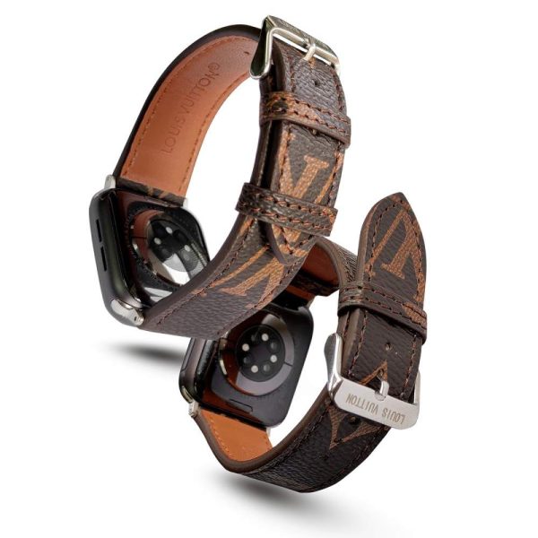 CLASSIC BROWN  LUXURY STRAP FOR APPLE WATCH BANDS - 图片 3