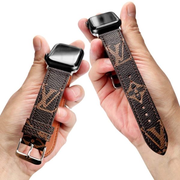 CLASSIC BROWN  LUXURY STRAP FOR APPLE WATCH BANDS - 图片 7