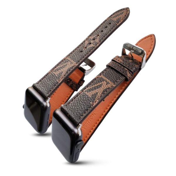 CLASSIC BROWN  LUXURY STRAP FOR APPLE WATCH BANDS - 图片 4
