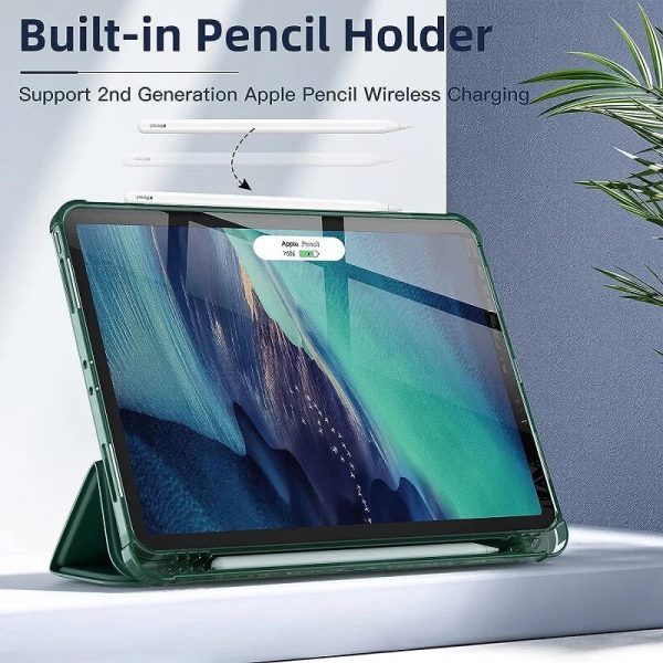 LEATHER FRESH SUMMER THEME PATTERN APPLE IPAD CASE WITH PENCIL HOLDER - 图片 2