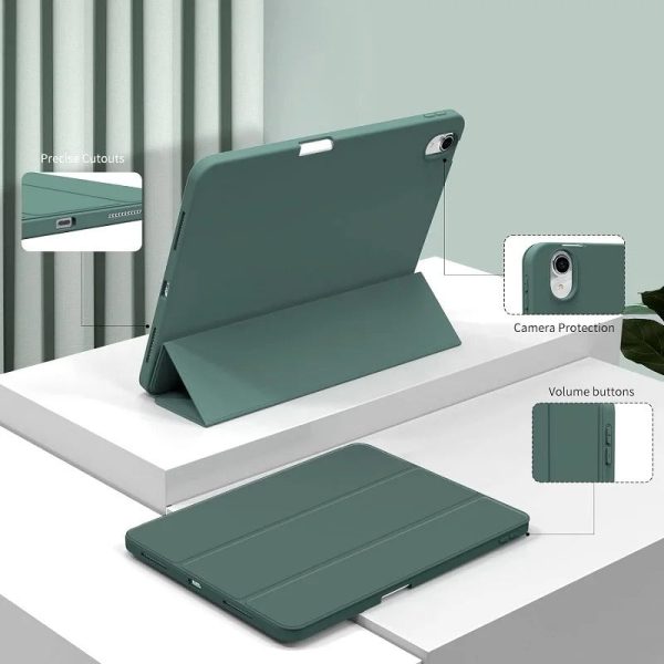 LEATHER FRESH SUMMER THEME PATTERN APPLE IPAD CASE WITH PENCIL HOLDER - 图片 3
