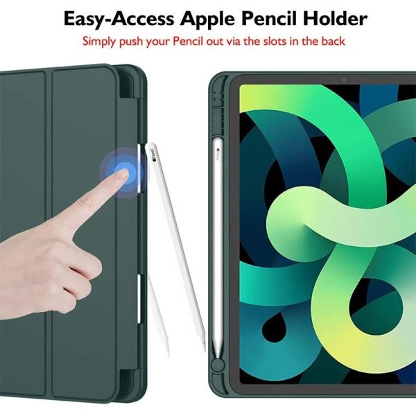 LEATHER FRESH SUMMER THEME PATTERN APPLE IPAD CASE WITH PENCIL HOLDER - 图片 4