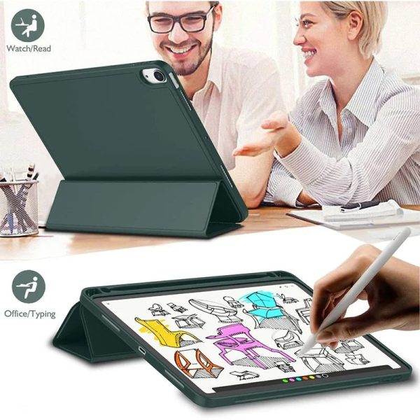 LEATHER FRESH SUMMER THEME PATTERN APPLE IPAD CASE WITH PENCIL HOLDER - 图片 5