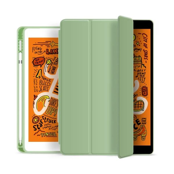 LEATHER FRESH SUMMER THEME PATTERN APPLE IPAD CASE WITH PENCIL HOLDER - 图片 8
