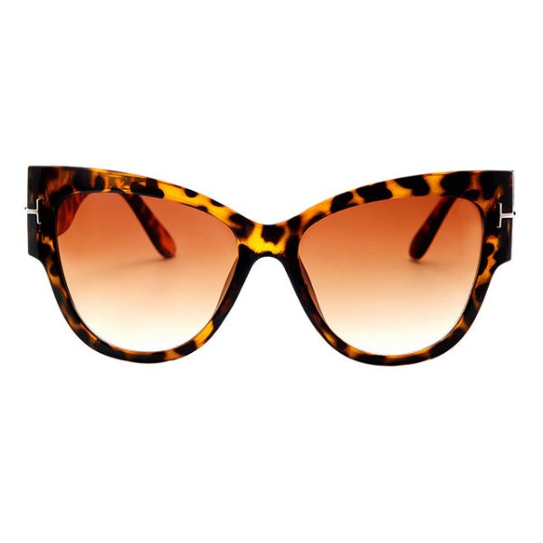 New Fashion Brand Designer Tom Cat Eye Sunglasses Women Oversized Frame Vintage Sun Glasses oculos de sol UV400 - 图片 10