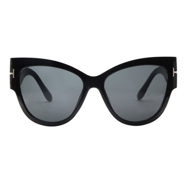 New Fashion Brand Designer Tom Cat Eye Sunglasses Women Oversized Frame Vintage Sun Glasses oculos de sol UV400 - 图片 18