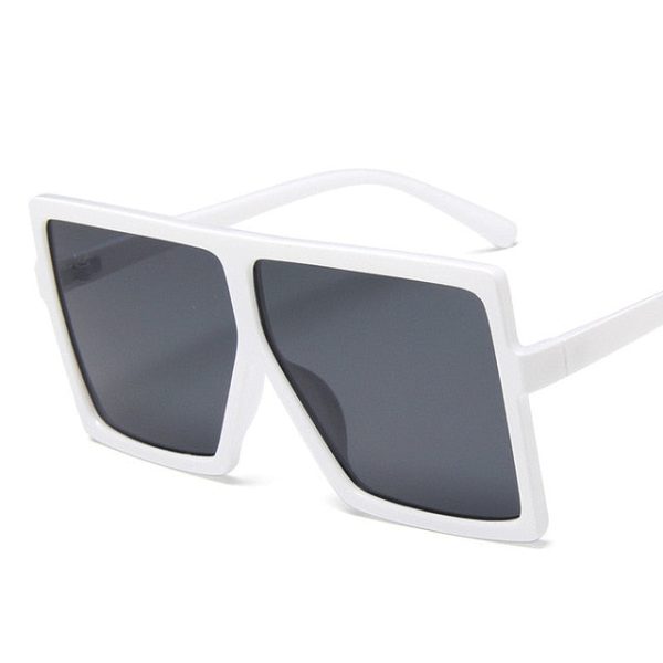 Plastic Oversized Women Sunglasses Square Brand Designer Big Frame Sunglasses For Female UV400 Sun Glasses oculos masculino - 图片 7