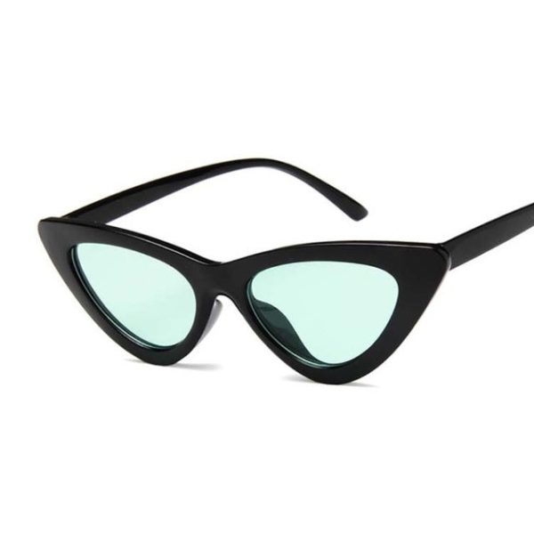 New Retro Fashion Sunglasses Women Brand Designer Vintage Cat Eye Black White Sun Glasses Female Lady UV400 Oculos - 图片 19