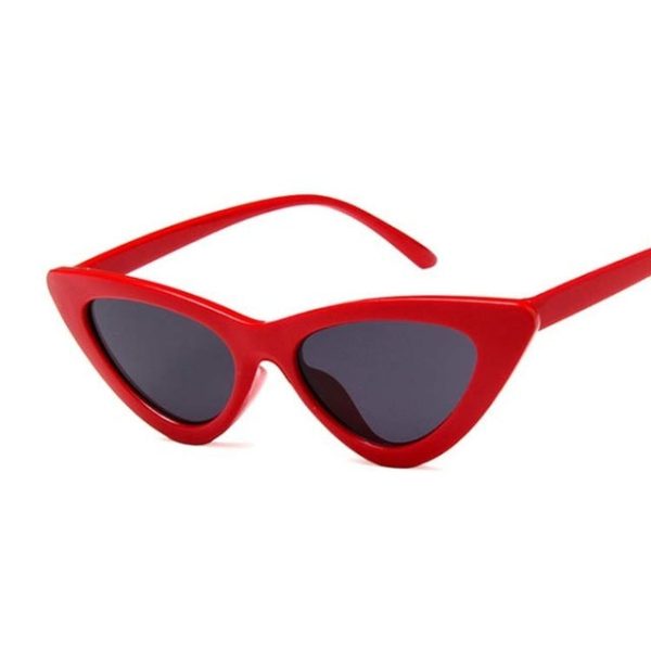New Retro Fashion Sunglasses Women Brand Designer Vintage Cat Eye Black White Sun Glasses Female Lady UV400 Oculos - 图片 24