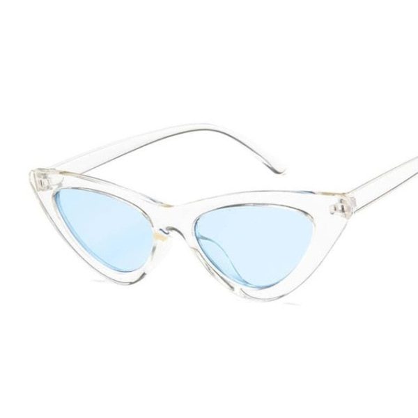 New Retro Fashion Sunglasses Women Brand Designer Vintage Cat Eye Black White Sun Glasses Female Lady UV400 Oculos - 图片 41