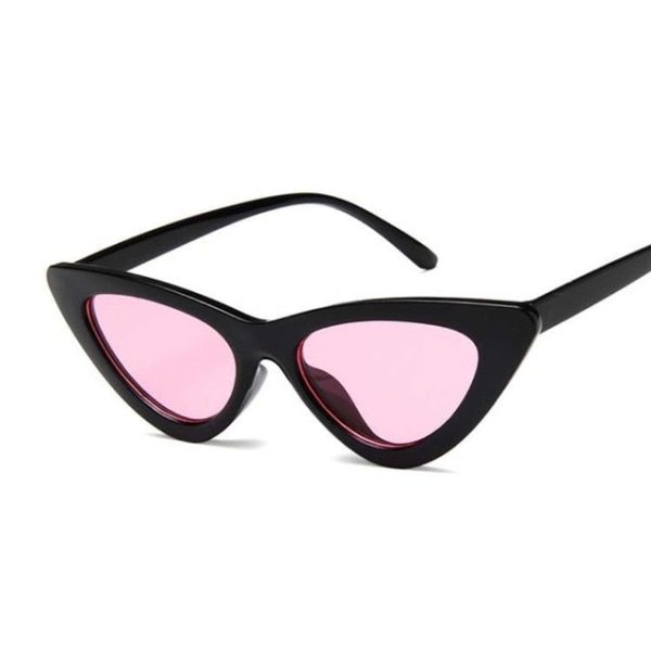 New Retro Fashion Sunglasses Women Brand Designer Vintage Cat Eye Black White Sun Glasses Female Lady UV400 Oculos - 图片 20