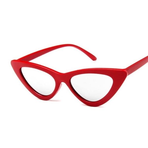 New Retro Fashion Sunglasses Women Brand Designer Vintage Cat Eye Black White Sun Glasses Female Lady UV400 Oculos - 图片 10