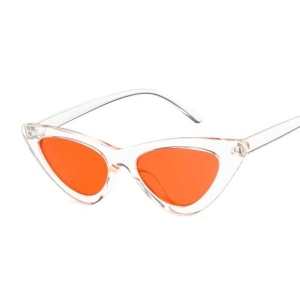 New Retro Fashion Sunglasses Women Brand Designer Vintage Cat Eye Black White Sun Glasses Female Lady UV400 Oculos - 图片 2