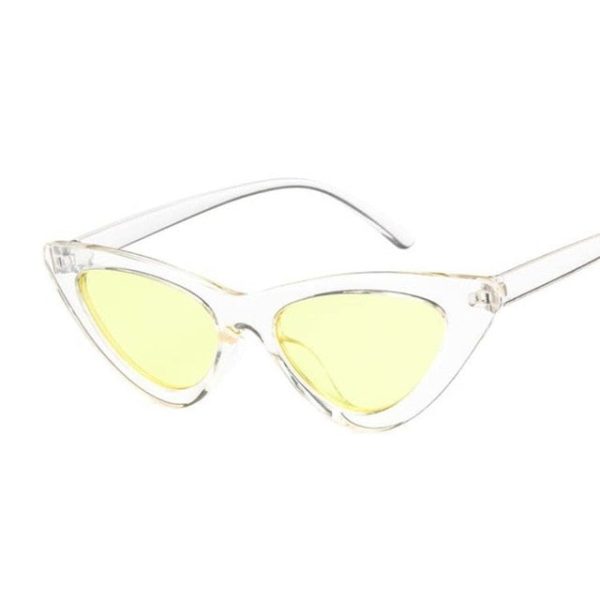 New Retro Fashion Sunglasses Women Brand Designer Vintage Cat Eye Black White Sun Glasses Female Lady UV400 Oculos - 图片 28