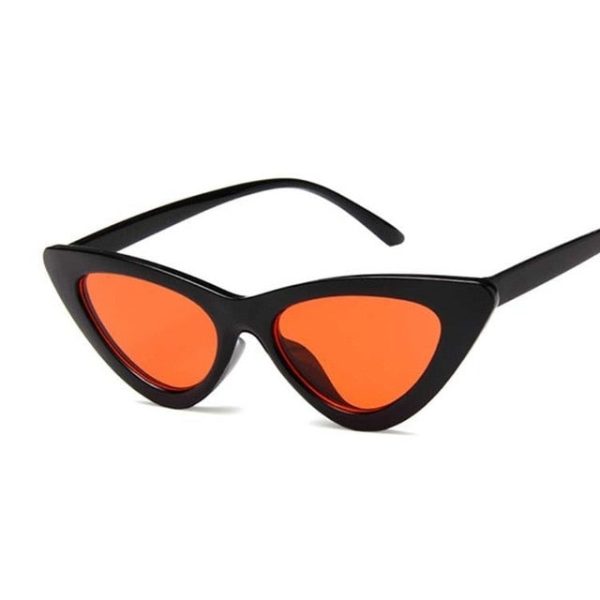 New Retro Fashion Sunglasses Women Brand Designer Vintage Cat Eye Black White Sun Glasses Female Lady UV400 Oculos - 图片 14