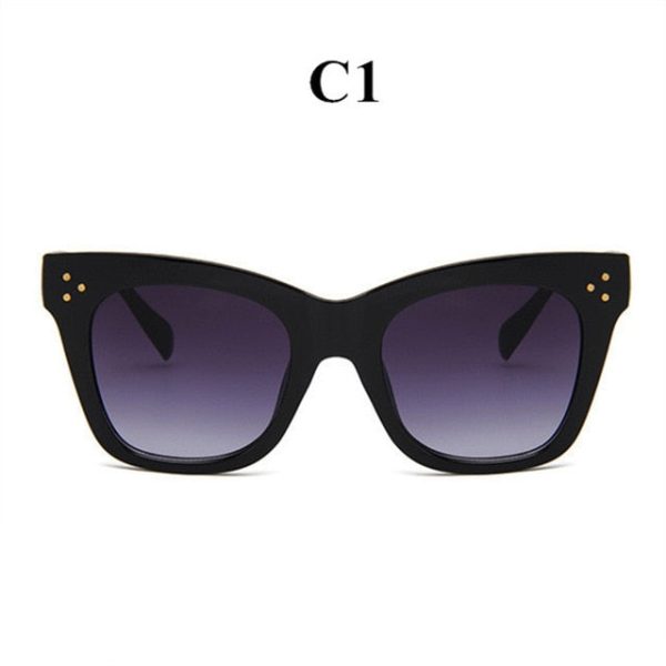 Oulylan Classic Cat Eye Sunglasses Women Vintage Oversized Gradient Sun Glasses Shades Female Luxury Designer UV400 Sunglass - 图片 18