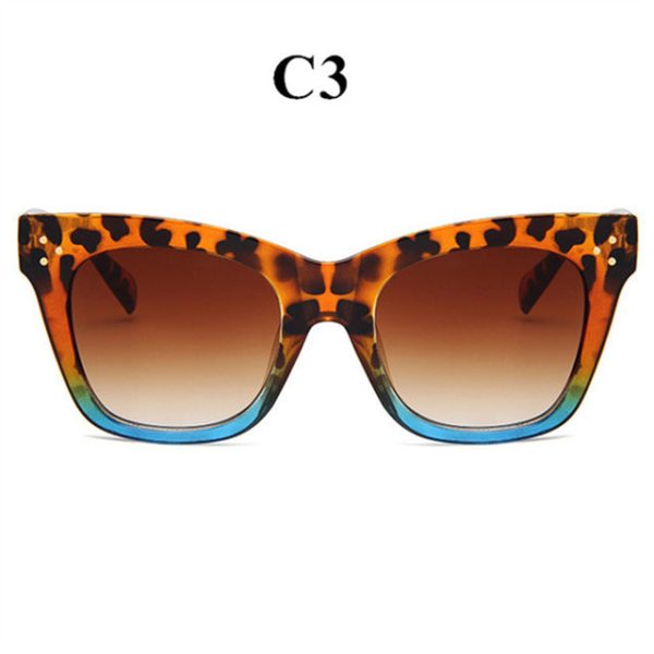 Oulylan Classic Cat Eye Sunglasses Women Vintage Oversized Gradient Sun Glasses Shades Female Luxury Designer UV400 Sunglass - 图片 3
