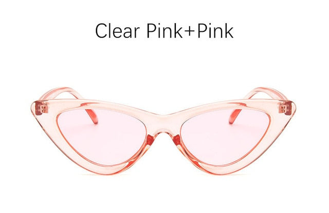 cat eye shade for women fashion sunglasses brand woman vintage retro triangular cateye glasses oculos feminino sunglasses Sexy - 图片 28