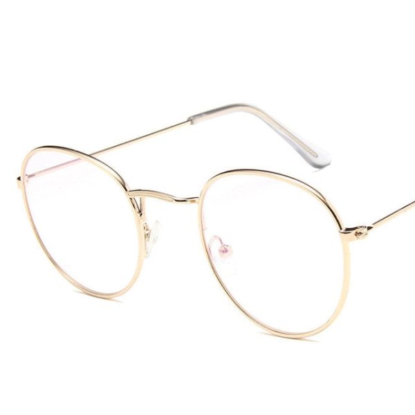 LeonLion Mirror Metal Sunglasses Women Vintage Brand Designer Flat Round Glasses UV400 Street Beat Oculos De Sol Gafas - 图片 64