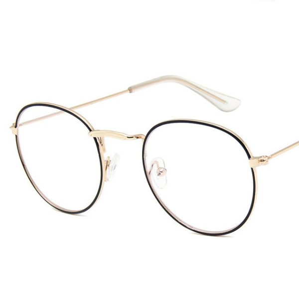 LeonLion Mirror Metal Sunglasses Women Vintage Brand Designer Flat Round Glasses UV400 Street Beat Oculos De Sol Gafas - 图片 65