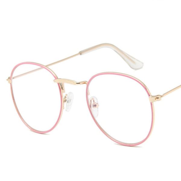 LeonLion Mirror Metal Sunglasses Women Vintage Brand Designer Flat Round Glasses UV400 Street Beat Oculos De Sol Gafas - 图片 36