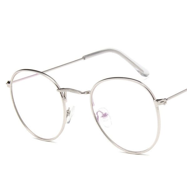 LeonLion Mirror Metal Sunglasses Women Vintage Brand Designer Flat Round Glasses UV400 Street Beat Oculos De Sol Gafas - 图片 39